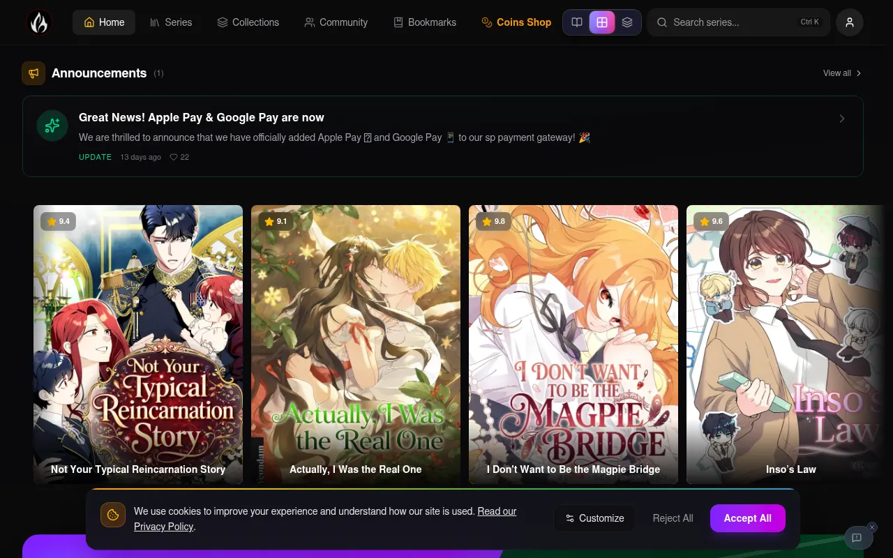 Screenshot of valirscans.org