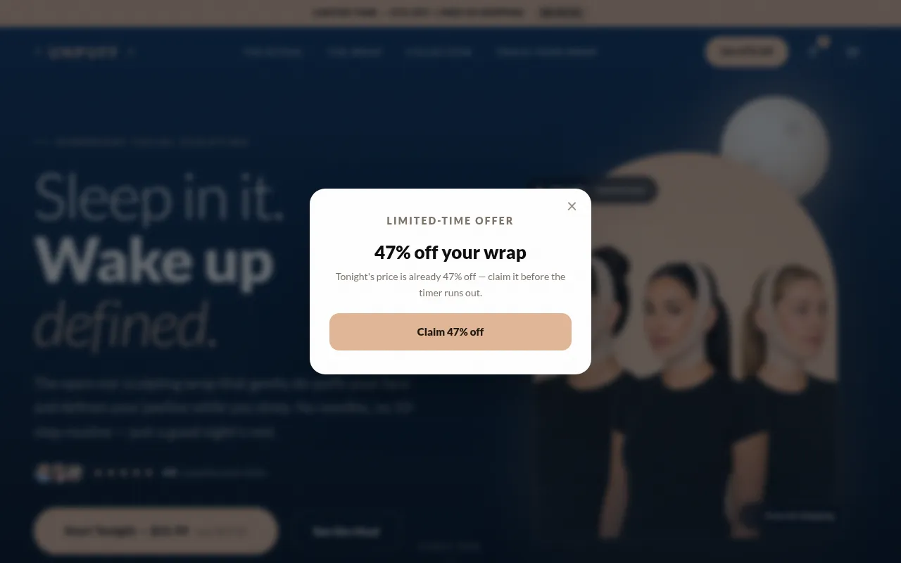 Screenshot of unpuff.shop