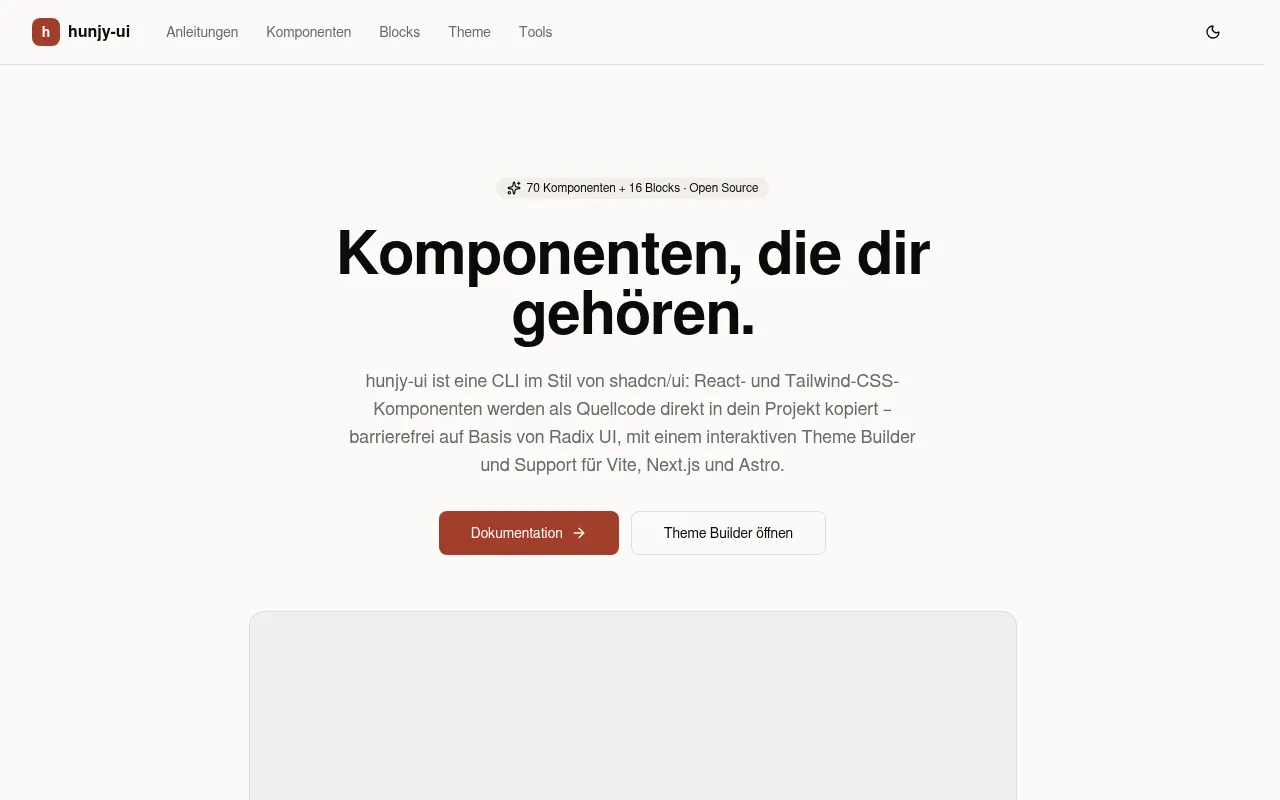 Screenshot of ui.hunjy.de