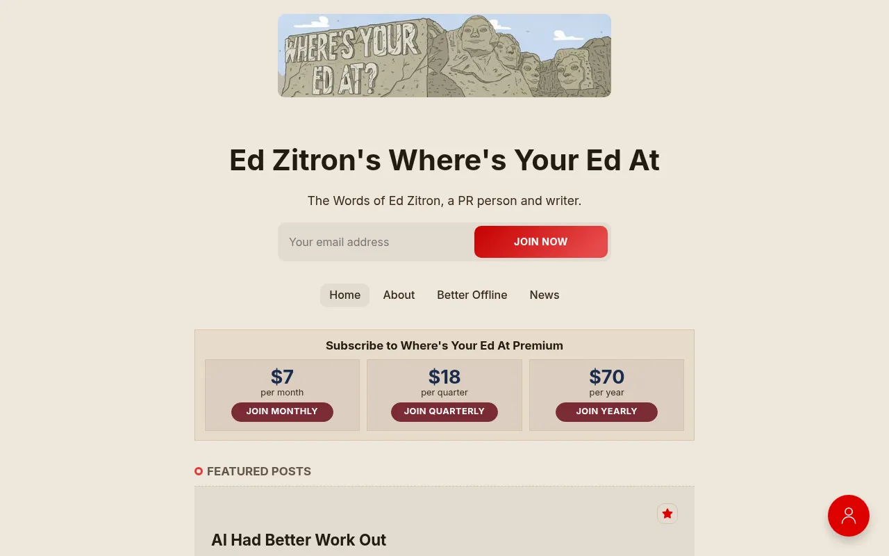 Screenshot of wheresyoured.at
