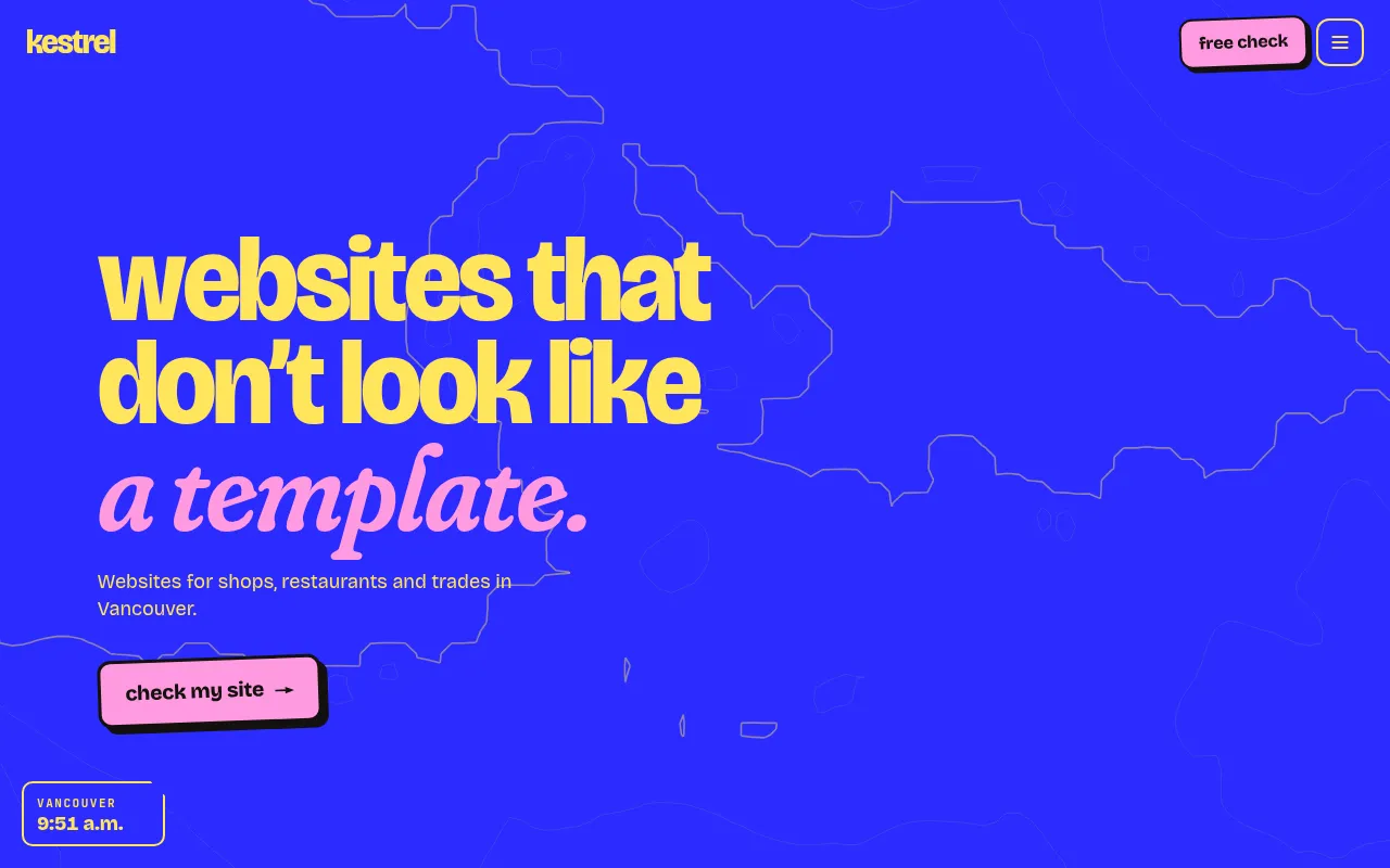 Screenshot of madebykestrel.com