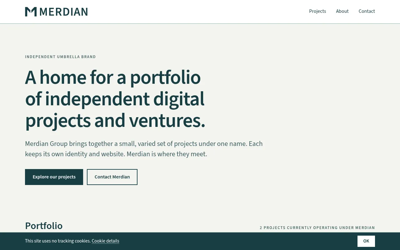 Screenshot of merdiangroup.co.uk