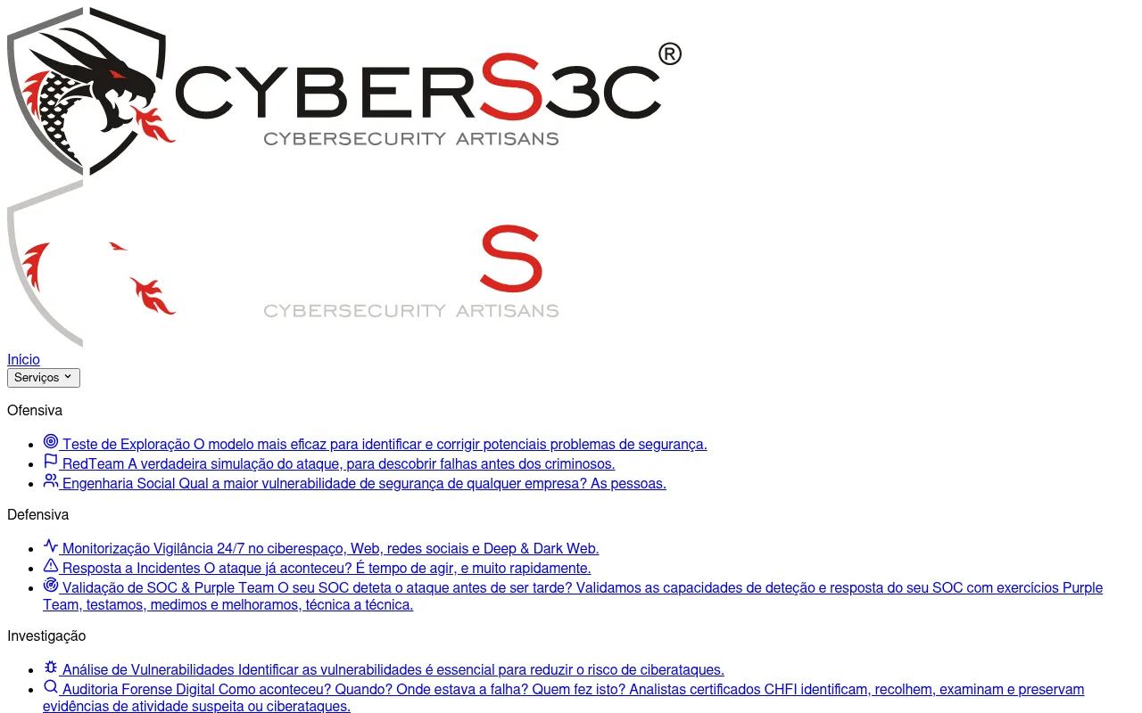 cybers3c.pt screenshot