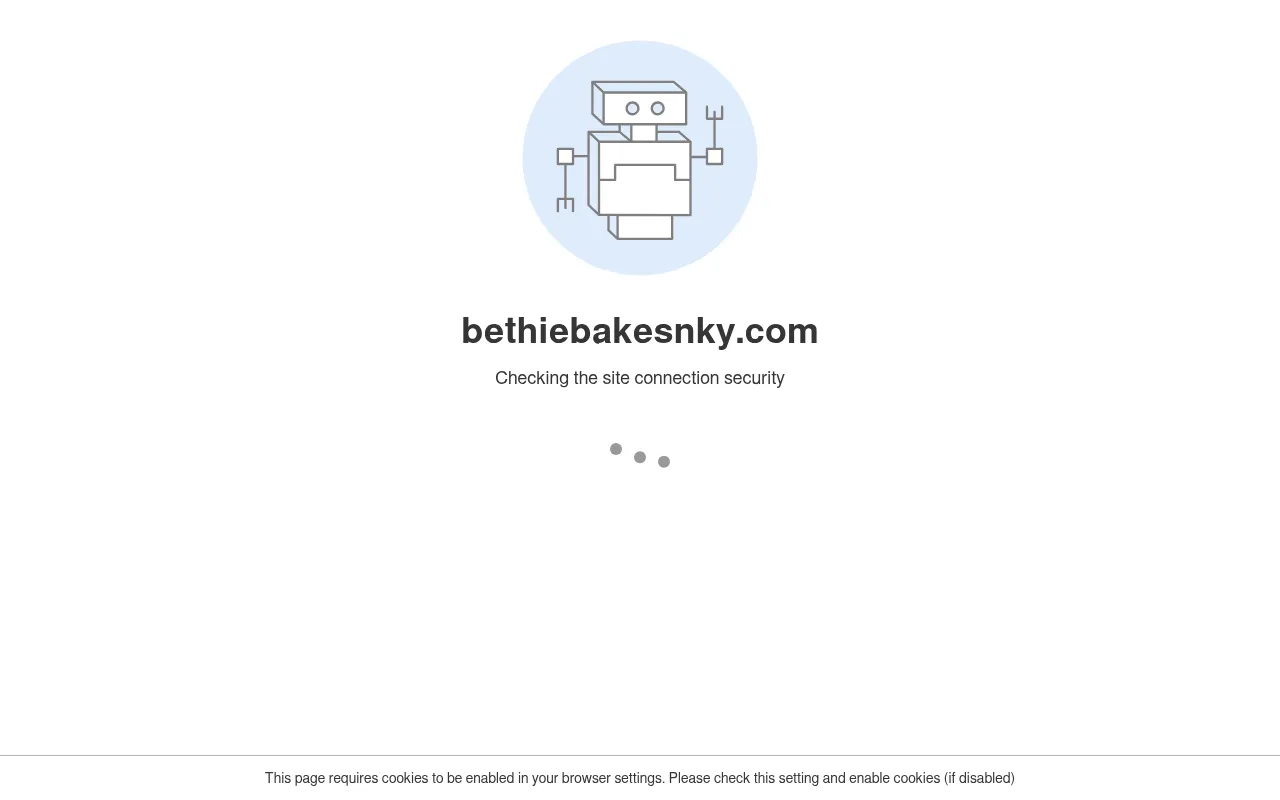 Screenshot of bethiebakesnky.com