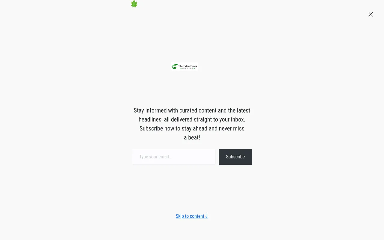 Screenshot of thetalontimesjhs.com