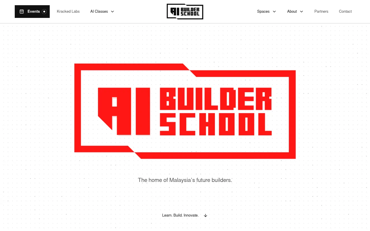 Screenshot of theaibuilder.school