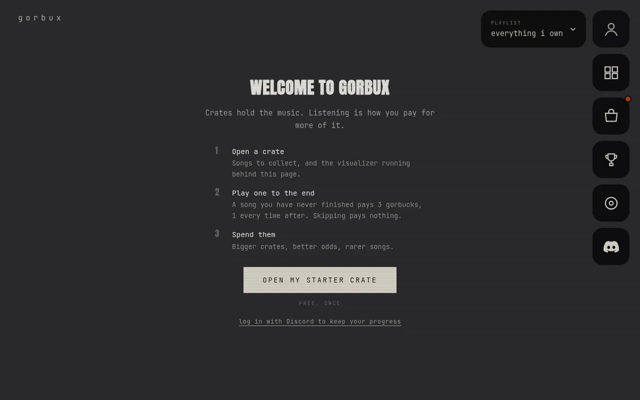 Screenshot of gorbux.com