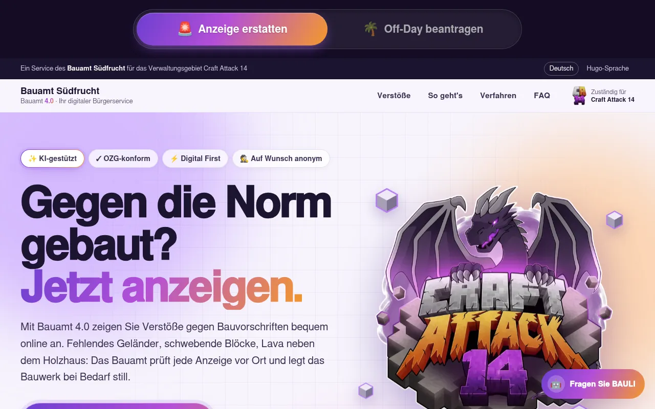 Screenshot of bauamt.rvnx.de