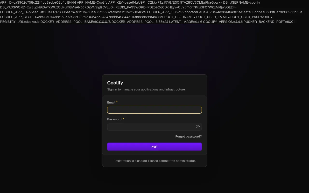 Screenshot of 91-98-31-6.nip.io