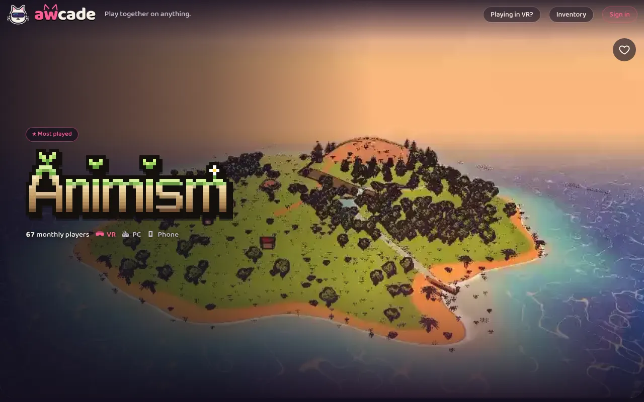 Screenshot of awcade.com