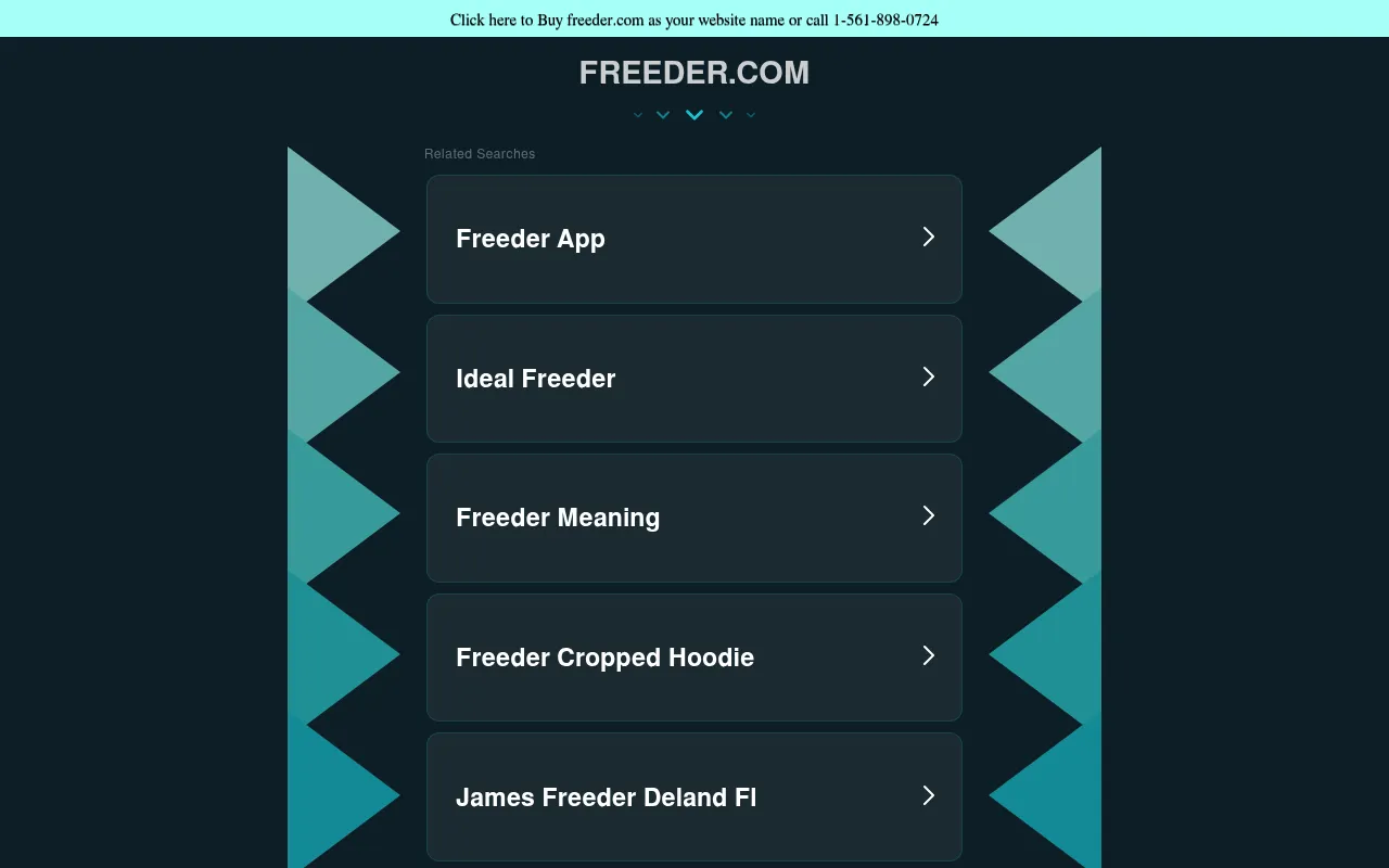 Screenshot of freeder.com