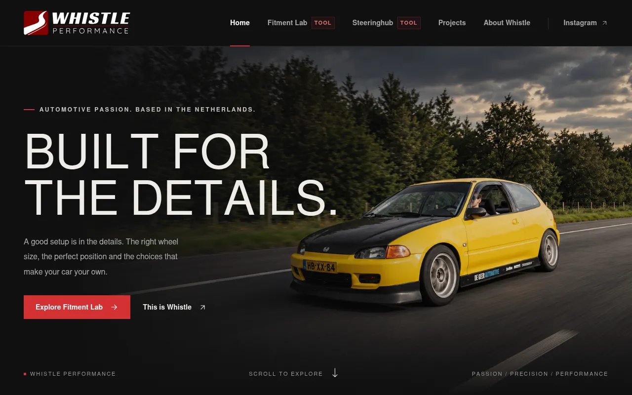 Screenshot of whistleperformance.com