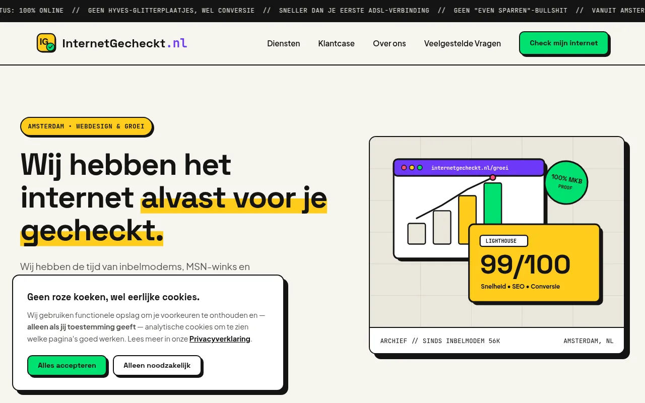 Screenshot of internetgecheckt.nl