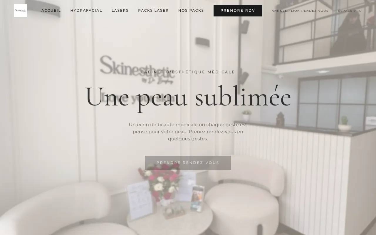 Screenshot of cabinetskinesthetic.com