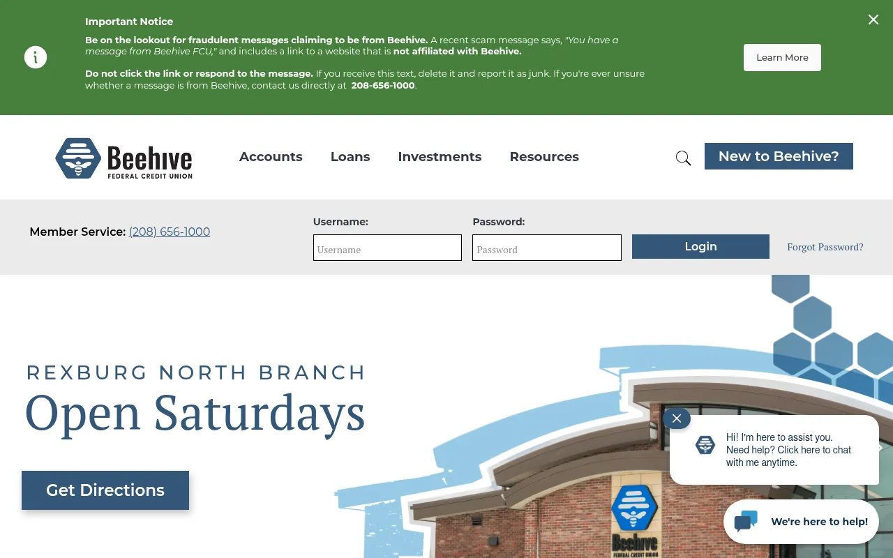 Screenshot of beehive.org