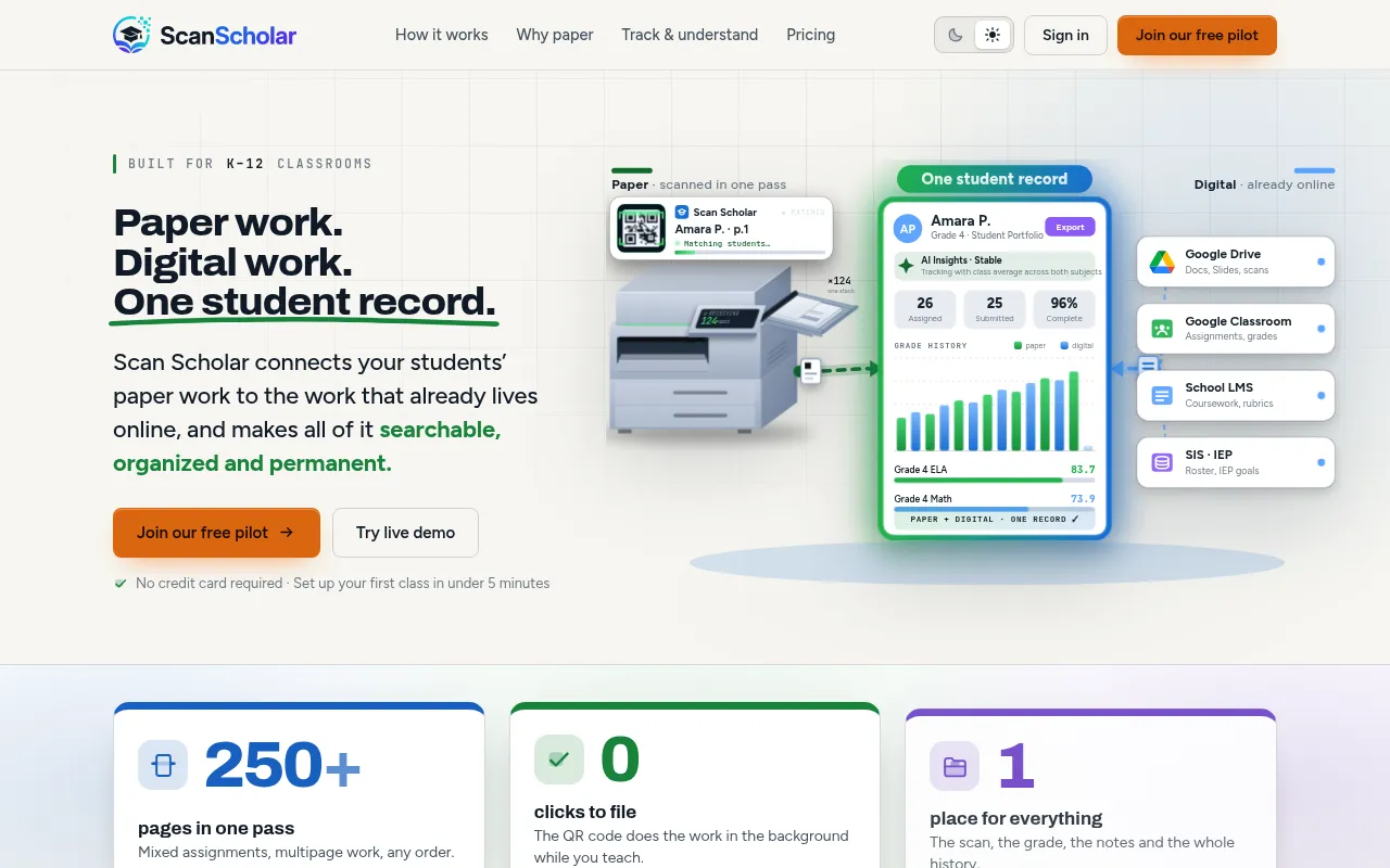 Screenshot of scanscholar.com
