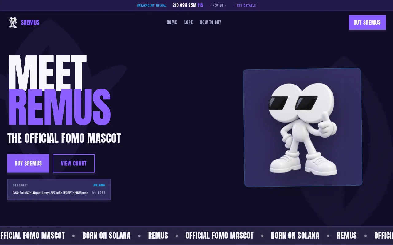 Screenshot of remus.family