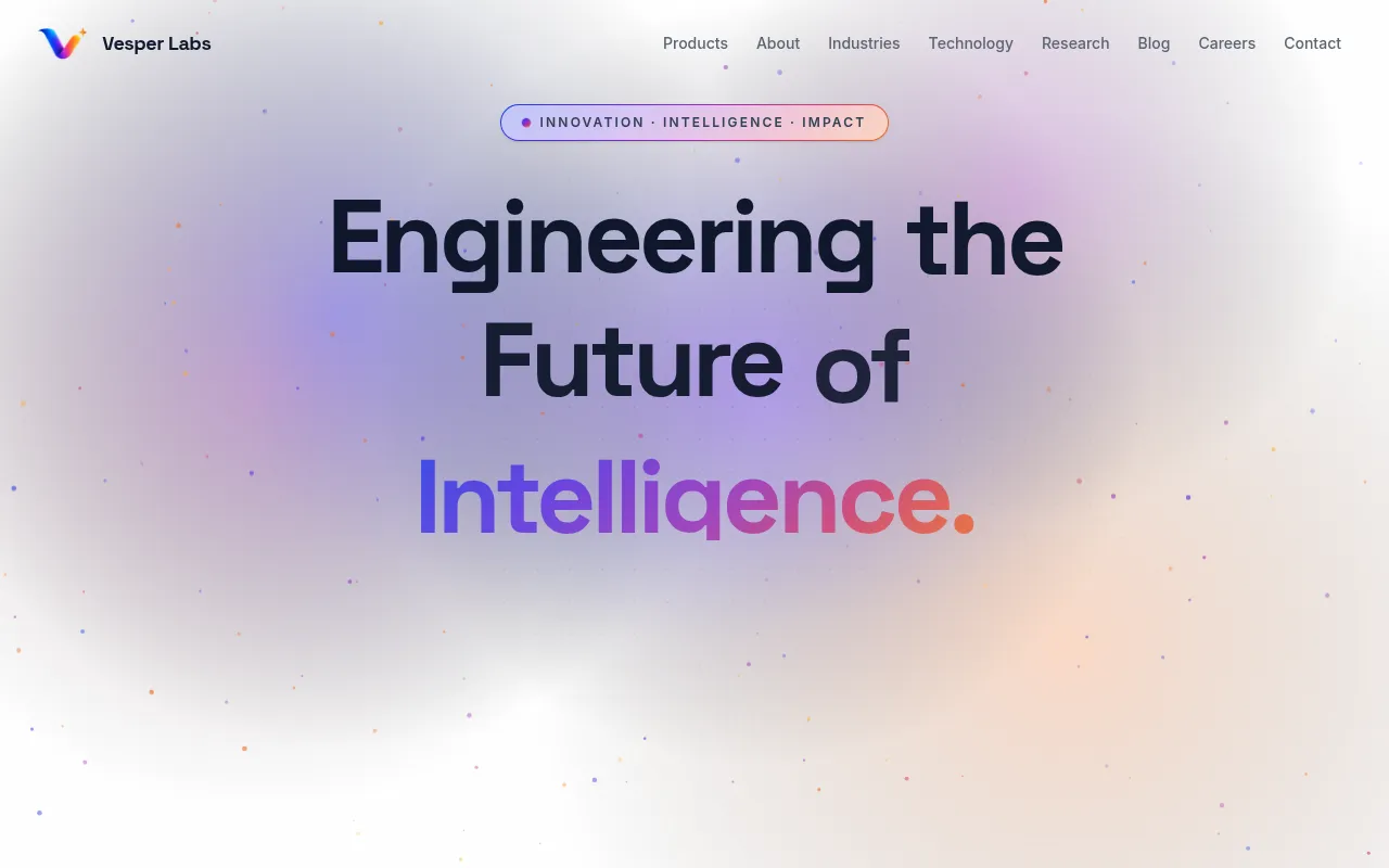 Screenshot of vesperlabs.in