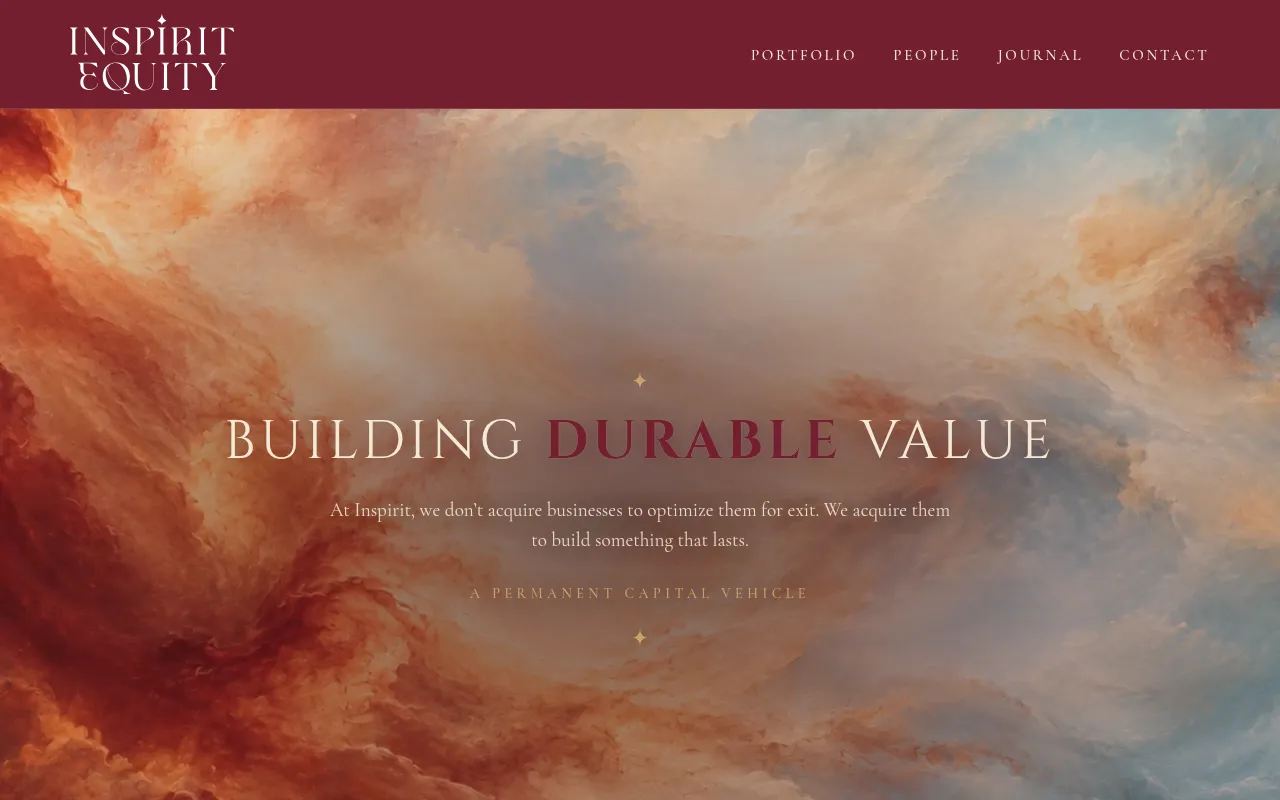 Screenshot of inspiritequity.com