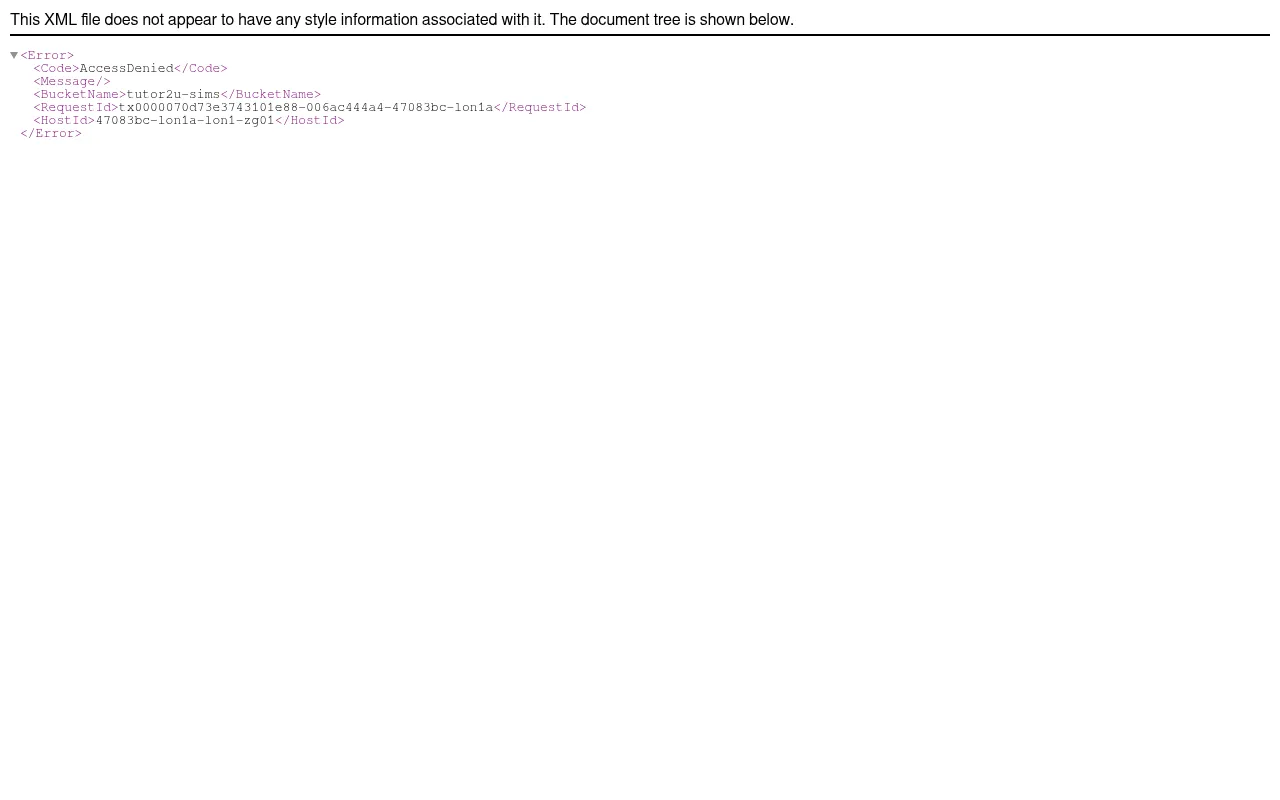 Screenshot of sims.tutor2u.net
