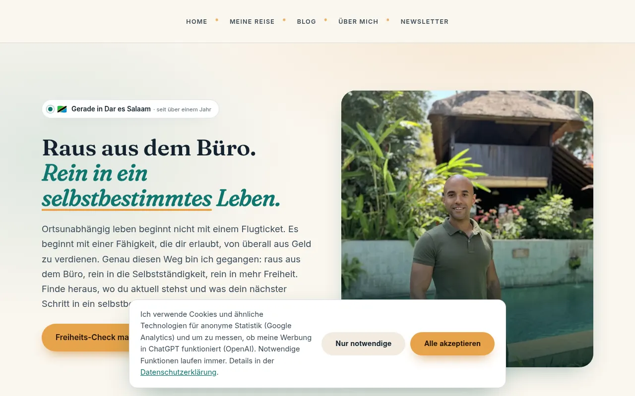 Screenshot of freiheitsrebell.de