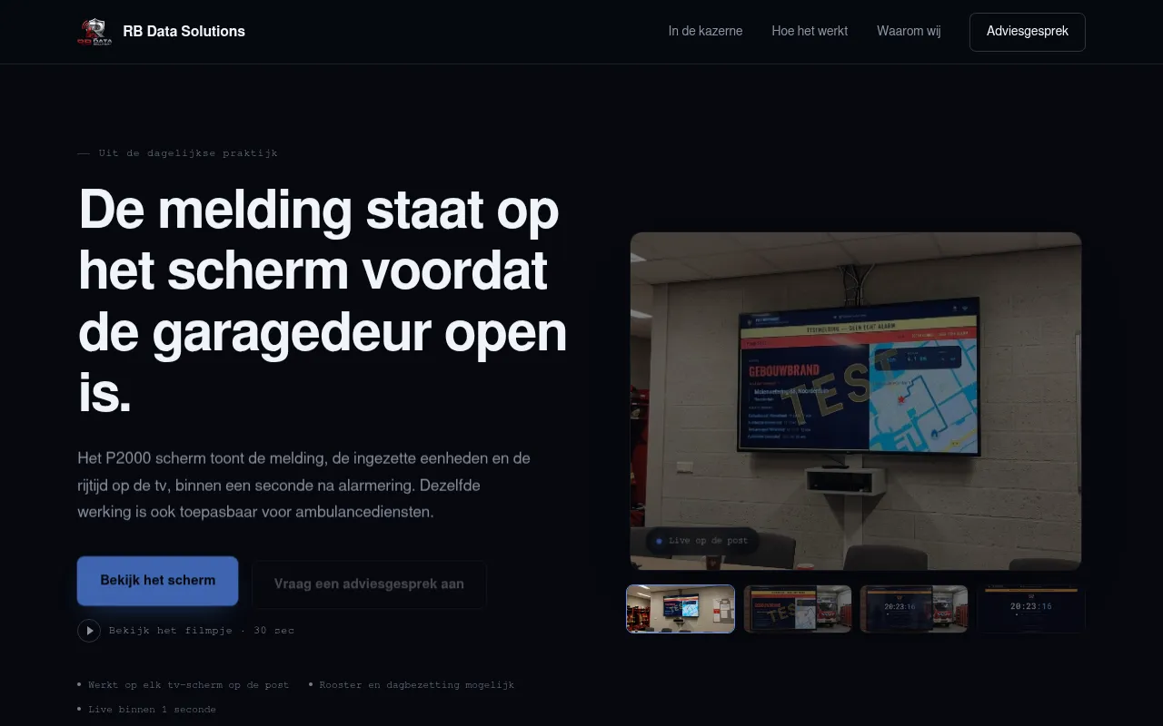 Screenshot of rbdatasolutions.nl