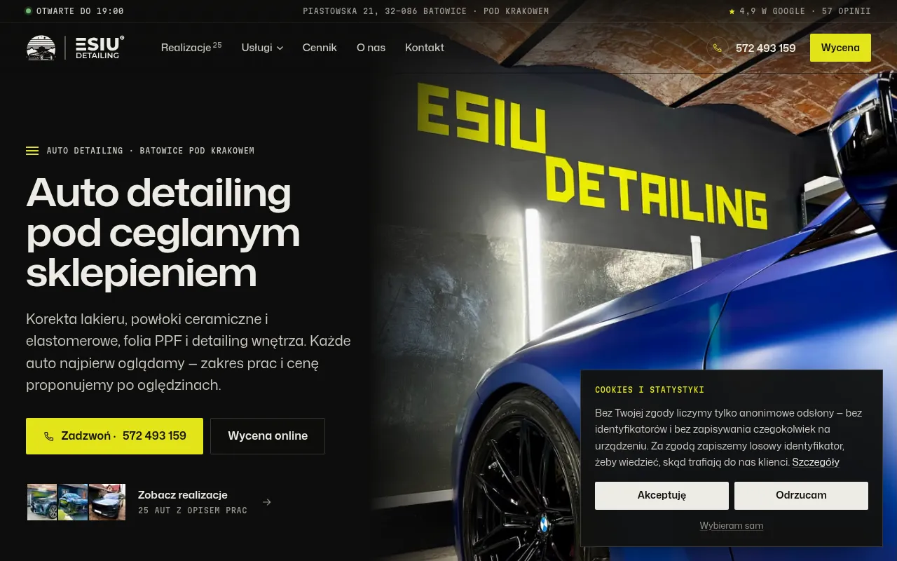 Screenshot of esiudetailing-2026-10-02.vercel.app