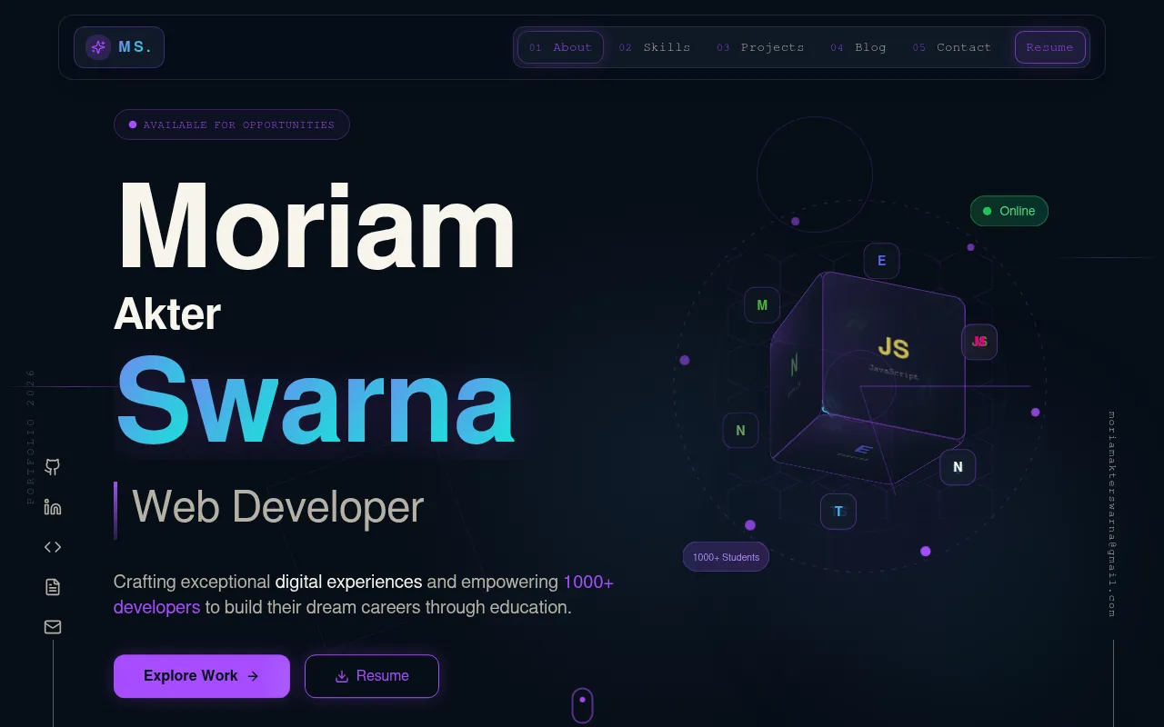 Screenshot of moriamakterswarna.vercel.app