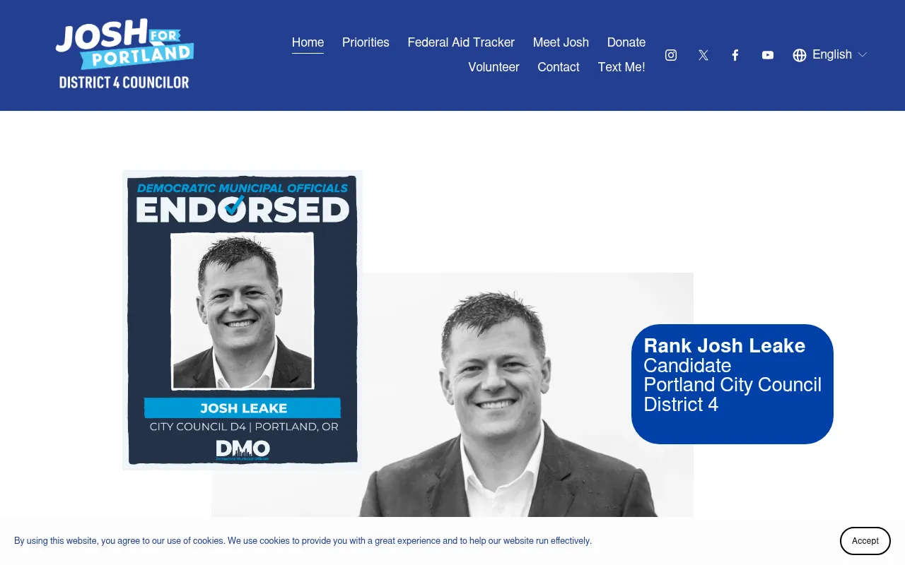 joshforportland.com screenshot
