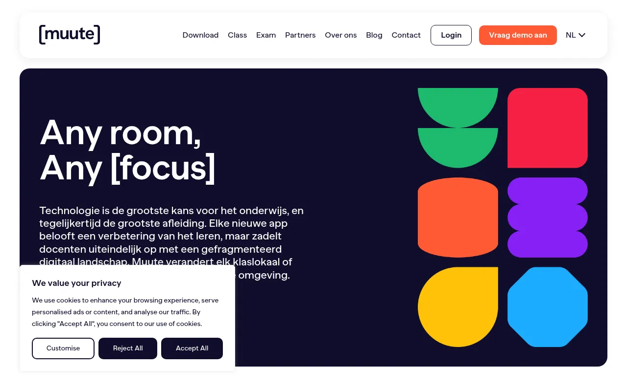 Screenshot of muute.com