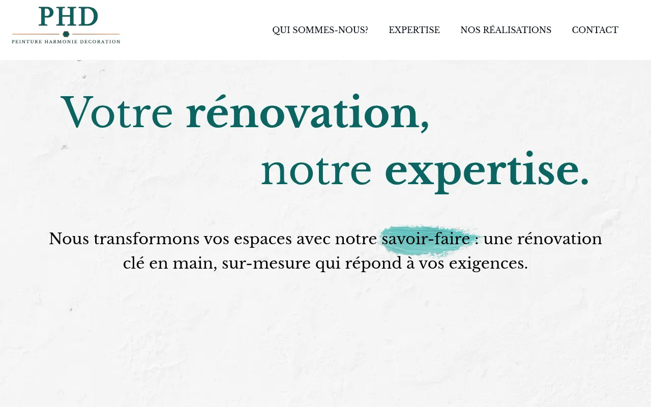 Screenshot of phdeco.fr