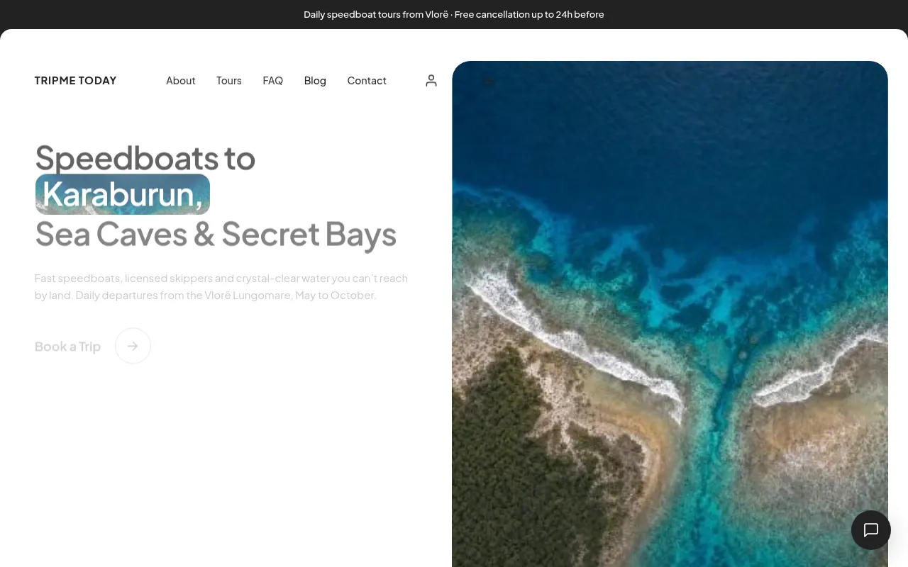 Screenshot of tripme.today
