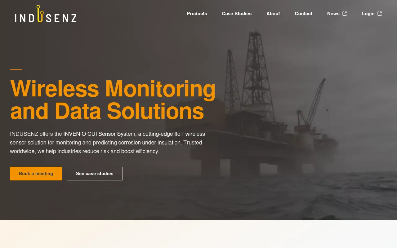 Screenshot of indusenz.com