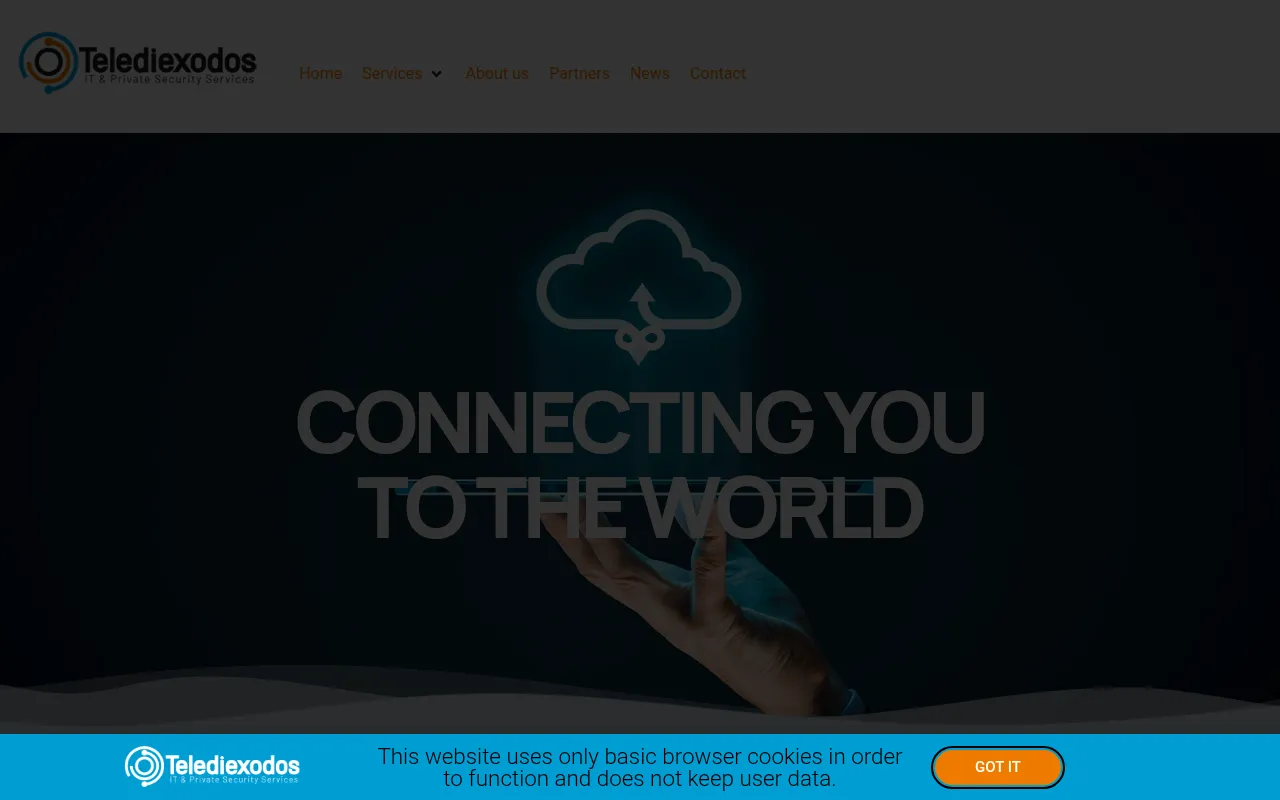 Screenshot of telediexodos.com