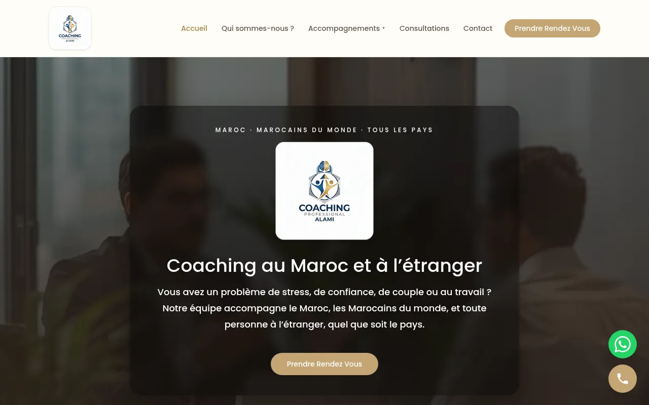 Screenshot of procoaching.ma