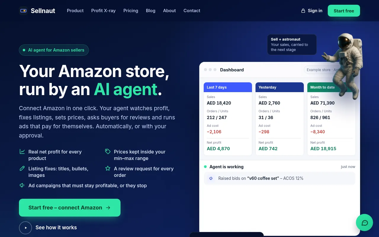 Screenshot of sellnaut.com