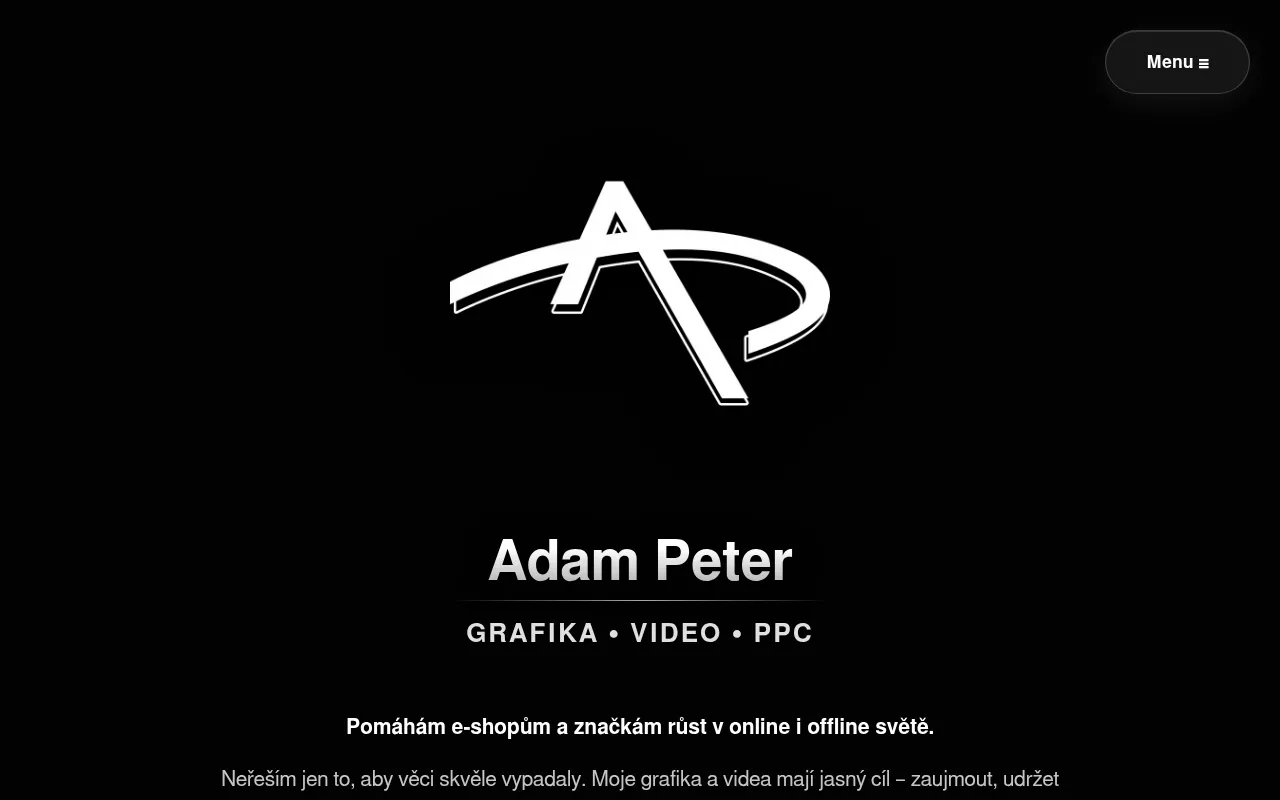 Screenshot of peterdesign.cz