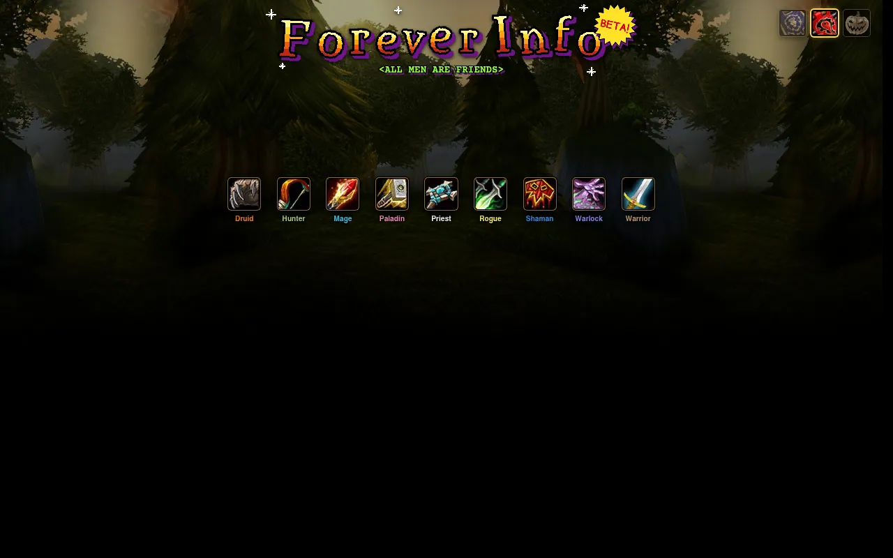 Screenshot of foreverinfo.io