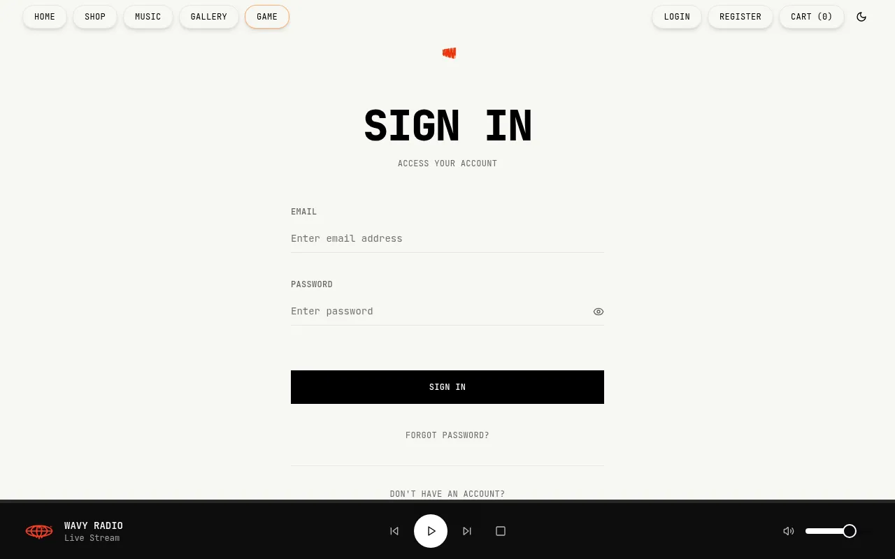 Screenshot of gaming.wavybudapest.com