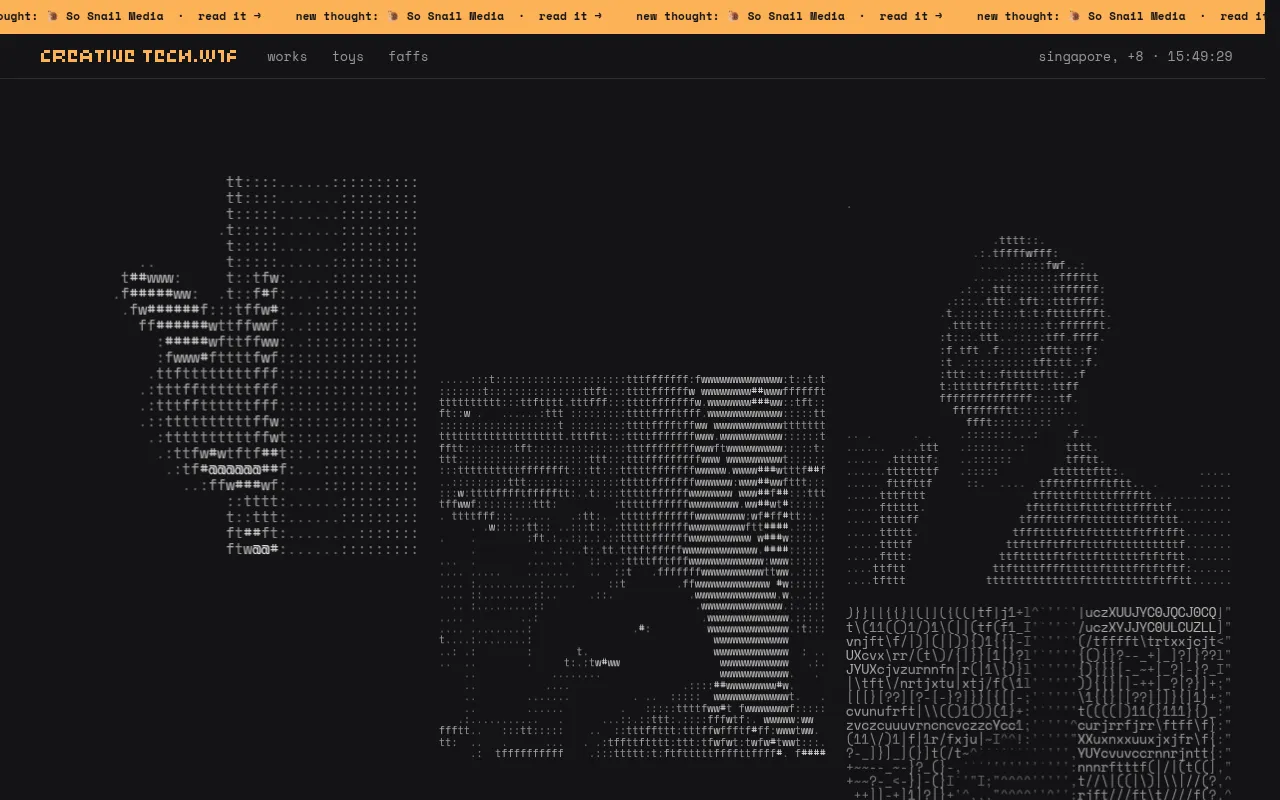 Screenshot of creativetech.wtf