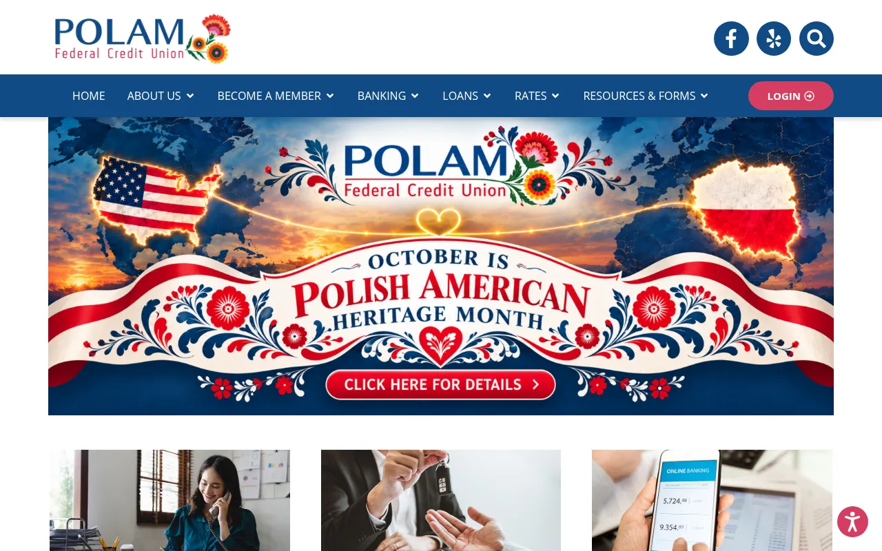 Screenshot of polam.org