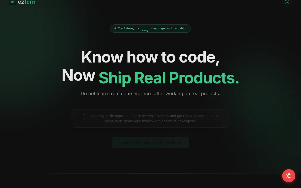 Screenshot of eztern.com