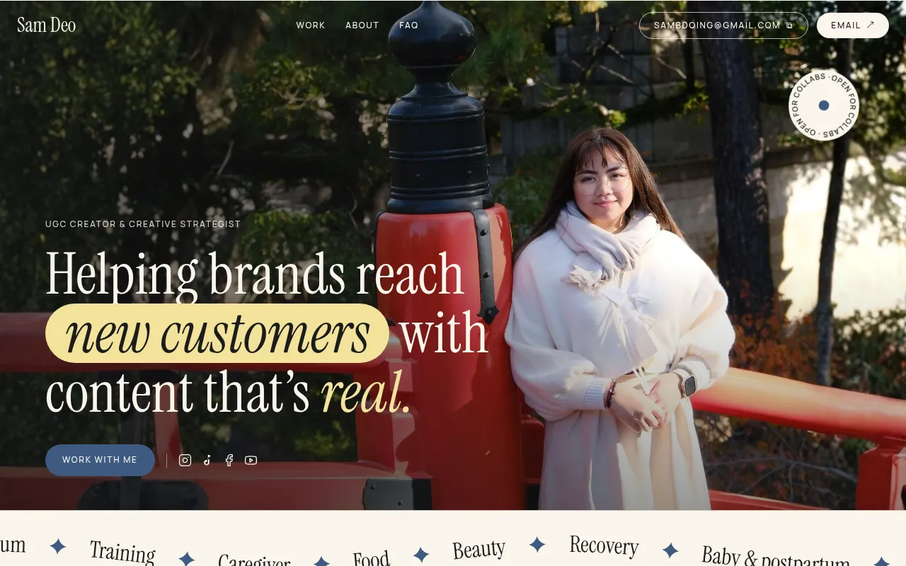 Screenshot of sambdoing.com