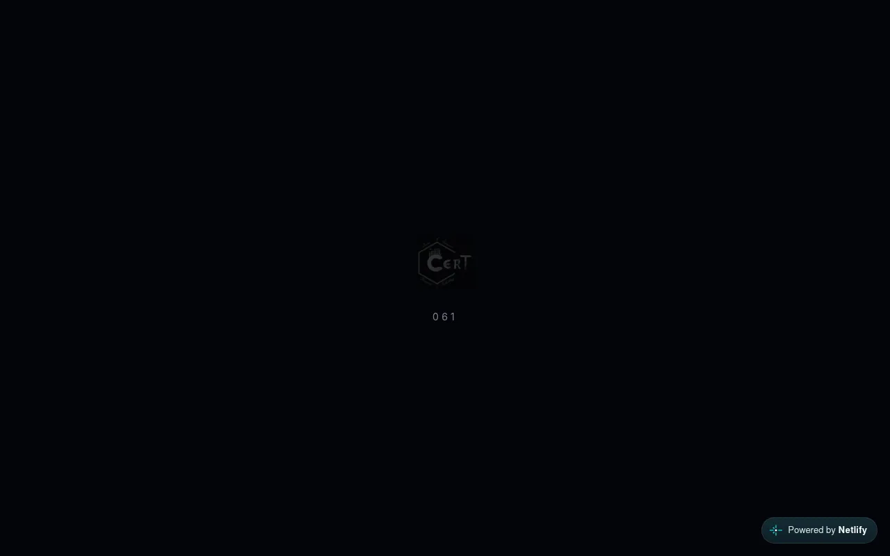 Screenshot of cert-demo5.netlify.app