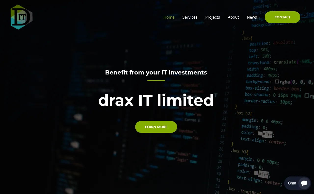 Screenshot of drax-it.com