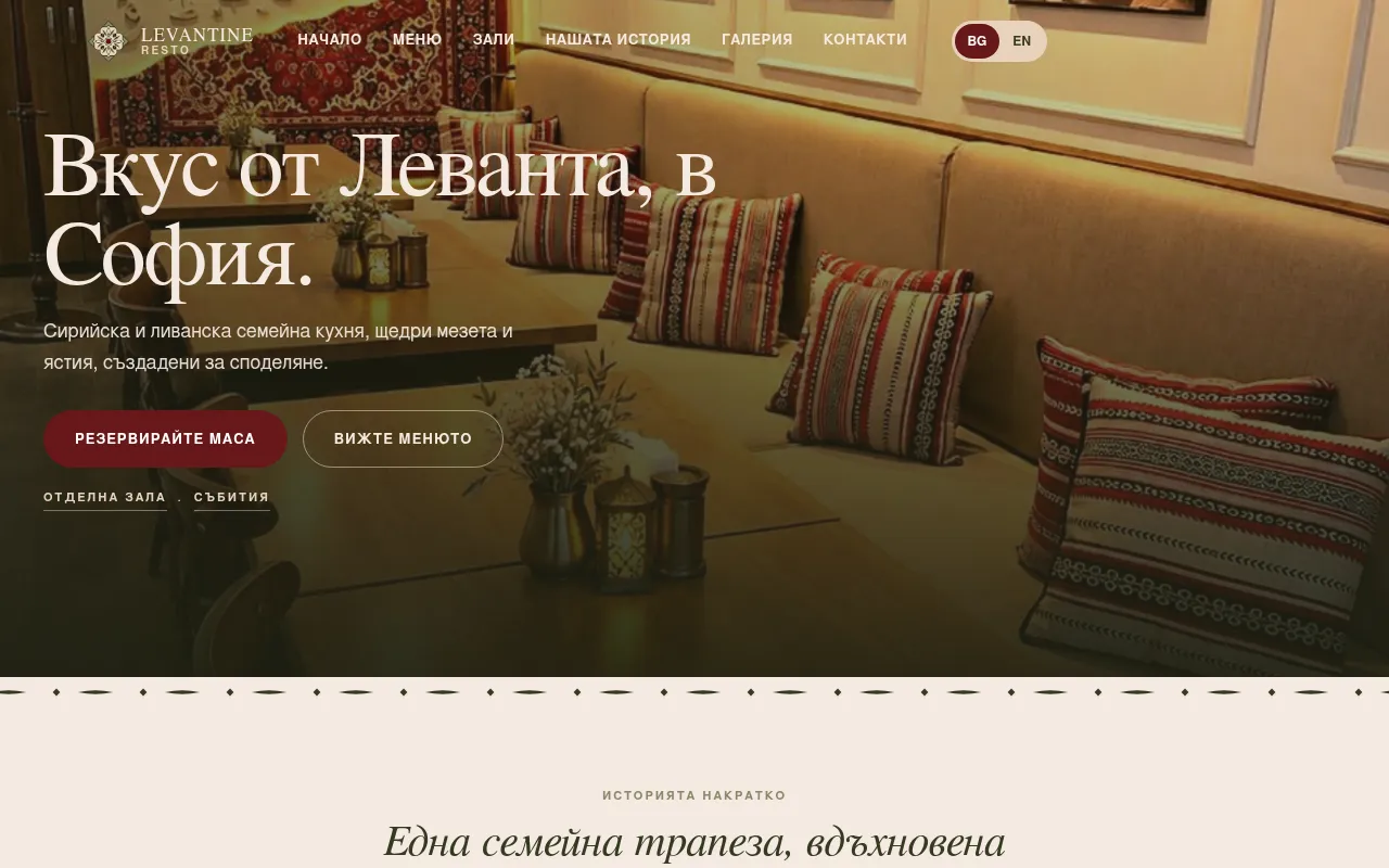 Screenshot of levantine.bg