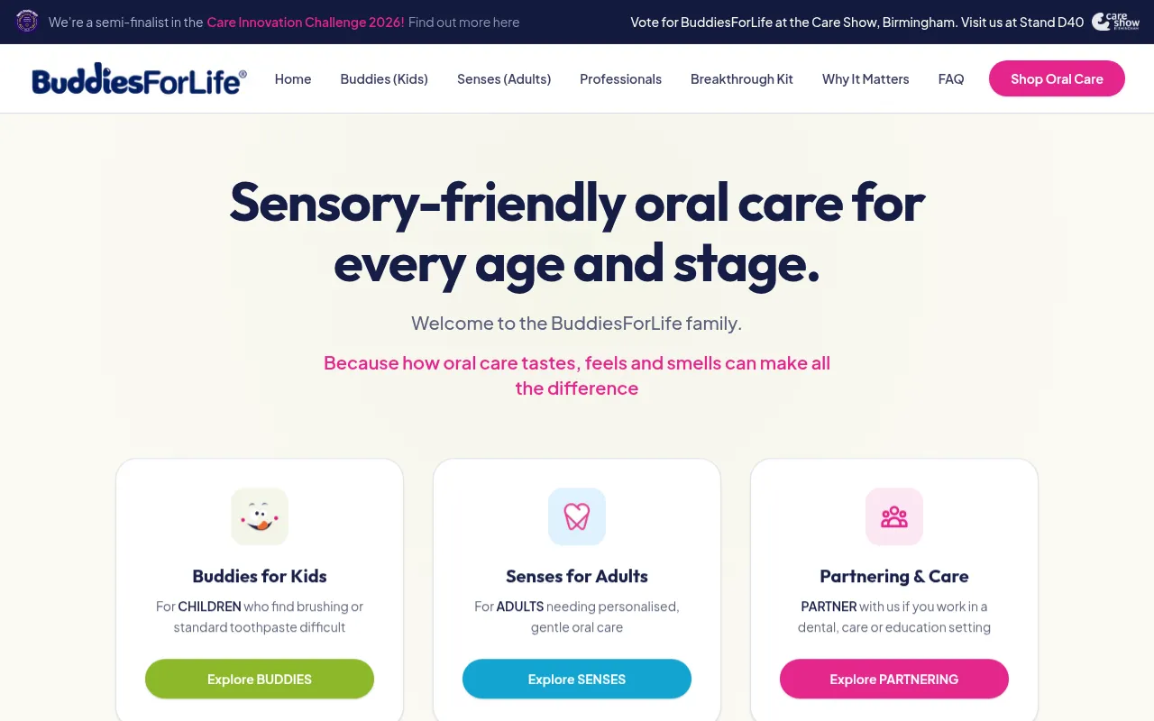 Screenshot of buddiesforlife-site.buildsites.xyz