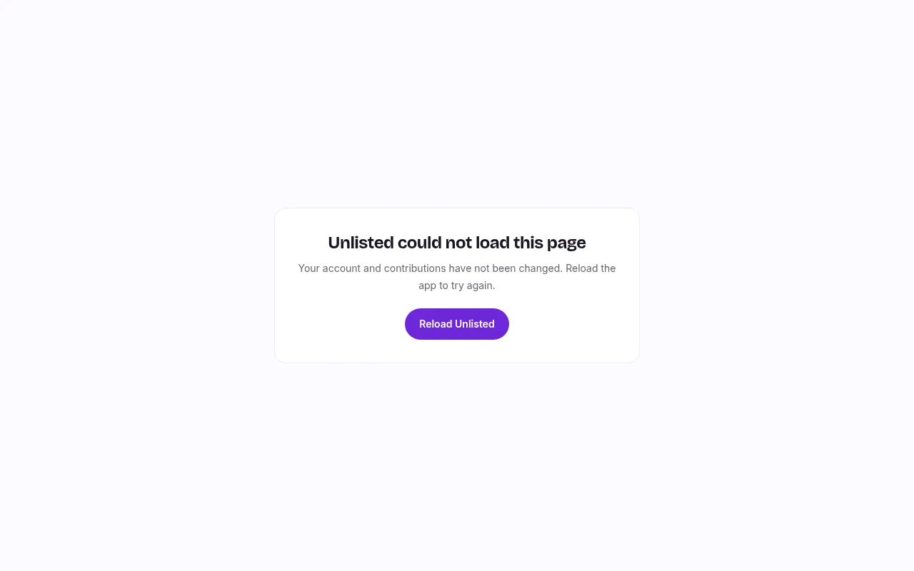 Screenshot of unlistedhousing.com