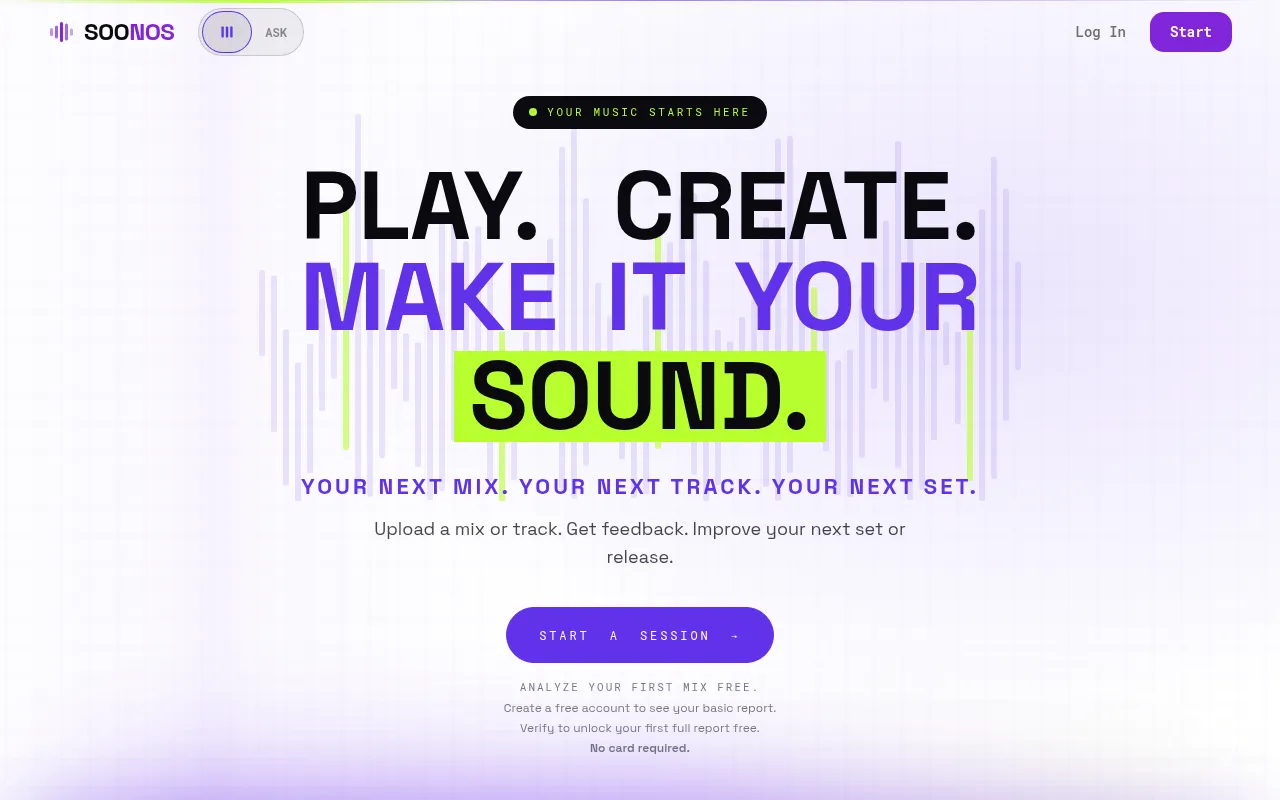 Screenshot of soonos.life