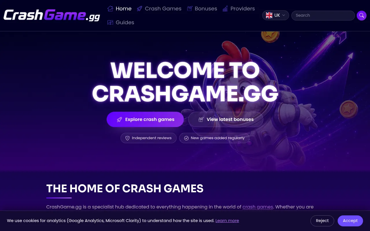 crashgame.gg screenshot